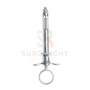 Jeringa Dental de Acero Inoxidable Alemán para Anestesia Local, Aspirante, Reutilizable, Certificación CE Clase I, Modelo SI-OIS-0001, Color Rosa Quirúrgico - Product Image 1