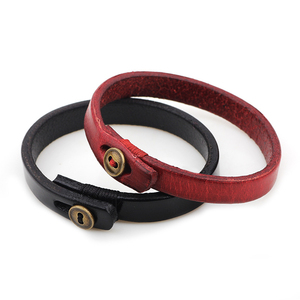 Genuine Leather Bracelet Handmade Cow Leather Cuff Retro Ethnic Personalized <b>Bangle</b> Hand Strap Wristband Bracelet <b>for</b> <b>Men</b> - Product Image 1