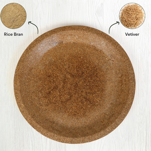 จานข้าวกล้องวีทีเวอร์แบบใช้แล้วทิ้ง ขนาด 10 นิ้ว เป็นมิตรต่อสิ่งแวดล้อม ผลิตภัณฑ์พรีเมียม ช่วยสนับสนุนกลยุทธ์ลดการใช้พลาสติก - Product Image 4