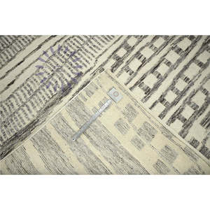 Ensemble de tapis de jute persan de style marocain moderne bohème noué à la main en laine abstraite pour porte extérieure chambre salon ensembles de tapis - Product Image 3