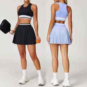 Falda pantalón de tenis de secado rápido, de última tendencia, con tacto suave y elástico, para rendimiento en cancha, uniforme de entrenamiento. - Product Image 1