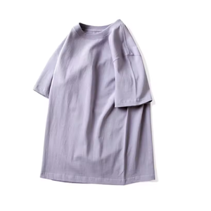 Men's <b>Oversized</b> <b>Plain</b> Cotton <b>T</b>-<b>Shirt</b> Short Sleeve O-Neck Casual Jersey Fit Regular Length Solid Color Knitted Fabric tee - Product Image 3