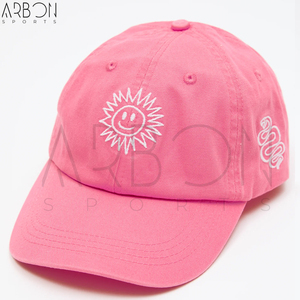 Casquettes 6 panneaux de couleur rose, respirantes, confortables, entièrement personnalisables, service OEM ODM, best-seller avec logo personnalisé - Product Image 4