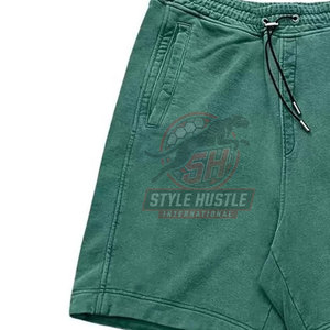 Pantalones Cortos Casuales Cómodos y Ligeros con Lavado Ácido para Hombre, Ideales para Correr y Estilo Urbano - Product Image 3