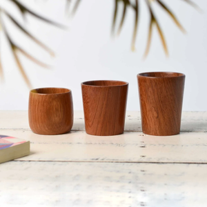 Custom made latest Design Wooden tea <b>Cup</b> High Quality Decorative Crafts For cafe canteen tea Serving <b>Cup</b> & <b>Saucers</b> - Product Image 4