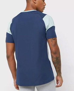 Camiseta de gran tamaño personalizada Fabricante Precio barato Manga corta Negro Gris Hombres Camiseta de algodón transpirable en blanco - Product Image 2