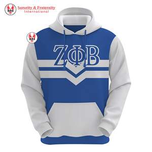 Sudadera con Capucha de Manga Larga Zeta Phi Beta, Diseño Superior, Nueva Llegada, Duradera, para Mujer, Sudadera con Logo Frontal Estampado OEM - Product Image 4