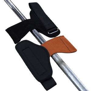 Poignées de sport Nayab Industries en cuir suédé de qualité supérieure, antidérapantes et respirantes, pour tractions, musculation, entraînement et fitness - Product Image 2