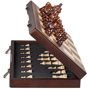 Mango Wood <b>Chess</b> <b>Table</b> Set | Minimalist Modern Design | Wholesale Handcrafted - Product Image 2
