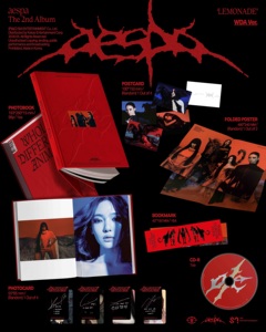 AESPA - [ LEMONADE ] 2ème album (version WDA) Album CD KPOP, best-seller en Corée, pour tous les âges - Product Image 5