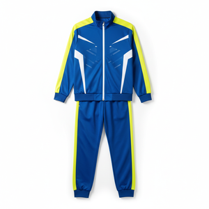 Ensemble de survêtement de football personnalisé avec logo, 100 % polyester, uniforme de club, short, séchage rapide, respirant, dernier design, vêtements de sport - Product Image 1