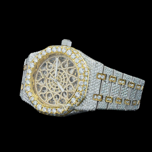 Best Selling Unique Dial Iced Out HipHop Moissanite Diamond <b>Arabic</b> Numerals With Classic Featuring Man's Party Wear Trendy <b>Watch</b> - Product Image 3