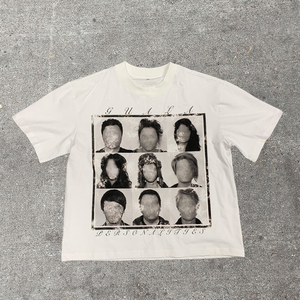 T-shirts à succès : T-shirt graphique personnalisé effet délavé, style streetwear vintage, coupe oversize, conception d'impression OEM/ODM pour t-shirt de marque - Product Image 4