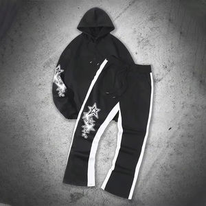 Conjunto Deportivo Unisex de Alta Calidad, 340 g/m², Algodón, con Capucha, Corte Holgado, Logotipo Personalizado, con Cordón Ajustable, para Invierno y Primavera - Product Image 6