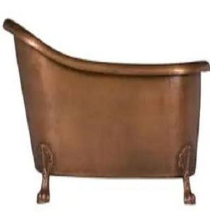 Copper Whirlpool Tub Luxury Single Slipper Free-standing Hot Tub for Bathroom Oil Rubbed Bronze for Villas - Product Image 4