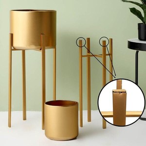 Maceta Metálica de Última Generación, Precio Accesible, Elegante Maceta para Interiores, Exteriores, Jardín, Balcón, por M/S SHAAD HANDICRAFTS - Product Image 3
