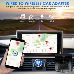 Adattatore Wireless Carplay Android 5GHz WiFi, Sistema di Infotainment per Auto, Lettore di Navigazione per FORD, HONDA, CHEVROLET, iOS - Product Image 2