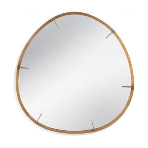 Espejo de Pared Arqueado Contemporáneo de Lujo con Marco Metálico – Espejo Decorativo Elegante para Interiores - Product Image 6