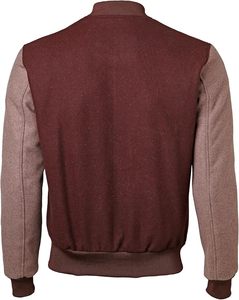 Mens Letterman Bomber <b>Slim</b> <b>Fit</b> Varsity <b>Jacket</b> <b>Slim</b> <b>Fit</b> Casual Warm Boys Baseball College <b>Jacket</b> - Product Image 4