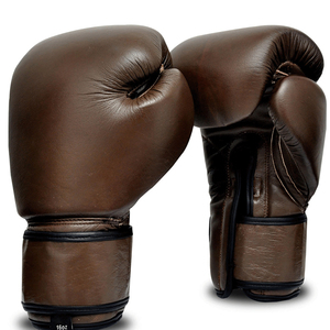 Gants de boxe professionnels en cuir, Muay Thai et Kickboxing, gants de boxe légers unisexes, faible MOQ, gants de boxe sportifs - Product Image 1