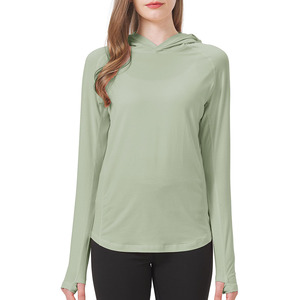 Hoodie de style urbain pour femmes, respirant, à manches longues, en polyester, pour la pêche - Product Image 1