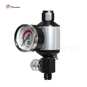 LEMATEC Air Filter with Regulator Drain Valve for Spray Paint Gun TW New Taiwan 11 Cm 0.21 1/4" New Product 2020 6 Months