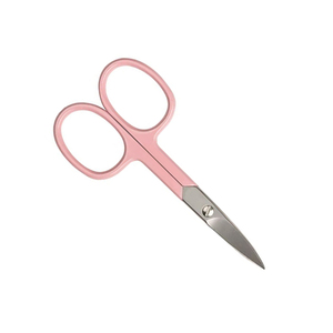 Tijeras de Manicura de Acero Inoxidable con Hoja Curva, Cortacutículas Afilado para Diestros, Herramientas de Belleza de Estilo Simple, Color Rosa para Adultos - Product Image 5