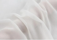 Tissu Georgette 60 GSM Léger et Doux, Tissu Georgette Uni pour Saree, Dupatta, Robe et Confection de Vêtements