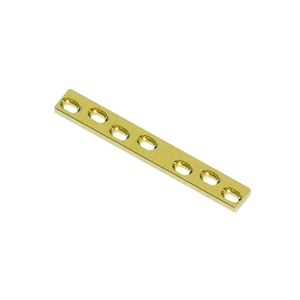 Orthopedic Gold Broad Dynamic Compression Plate DCP Surgical Bone Implant for Trauma Fracture <b>Stabilization</b> and Fixation - Product Image 5