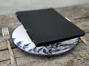 Porta Menús de Cuero Genuino Hecho a Mano de Lujo al por Mayor, Moderno, Profesional y Seguro para Restaurantes, LMC-0209 - Product Image 4