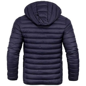 Veste matelassée 100% nylon avec design patchwork, imperméable et coupe-vent, épaisse, hiver, unisexe - Product Image 2