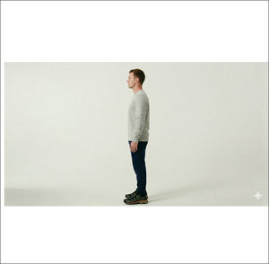 เสื้อสเวตเชิ้ตคอกลมโอเวอร์ไซส์สำหรับผู้ชาย เนื้อผ้าหนานุ่ม ทรงหลวม สวมใส่สบาย ระบายอากาศได้ดี ซับเหงื่อได้ดี - Product Image 3