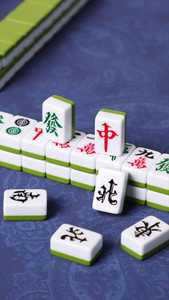 Tuiles de Mahjong en Résine Coulée Écologiques Artisanales Artistiques Traditionnelles à Motif Circulaire Forme Personnalisée Souvenir - Product Image 4