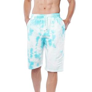 Shorts Tie-Dye Confortables pour Hommes à Prix de Gros, Logo Personnalisé Imprimé, Taille Élastique, Motif Uni, Shorts Tie-Dye de Haute Qualité - Product Image 1