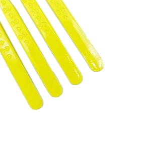 Pince à épiler antistatique en acier inoxydable et titane jaune de précision, lot de 4, pointe lisse pour le soin des sourcils et des cils - Product Image 4
