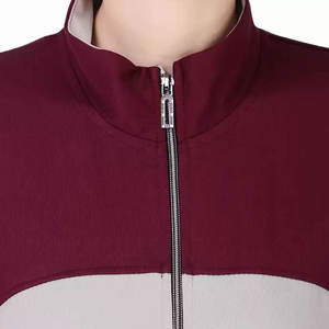 Ensemble de survêtement décontracté 2 pièces zippé pour femme, personnalisé, de haute qualité, couleur unie - Product Image 6