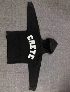 Customized High Quality Printing Tracksuit 100% Cotton French Terry Acid Wash Sweatshirt Pullover Sweatpants Jogger <b>Set</b> Hoodies - Product Image 6