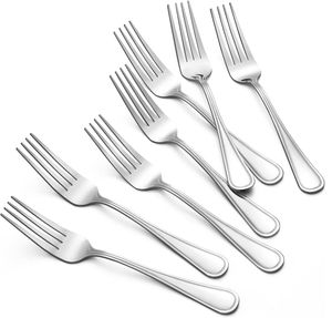 Tenedores Modernos de Acero Inoxidable y Tenedores para Pastel Lunar, Plateados con Acabado Espejo, Ecológicos, Suministros para Hoteles, Bodas y Regalos - Product Image 3