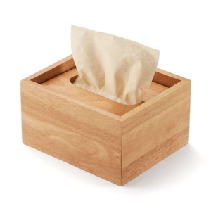 Boîte à mouchoirs en bois de noyer naturel classique, écologique, faite à la main, personnalisable, idéale pour les serviettes et les papier facial – Vente en gros - Product Image 1