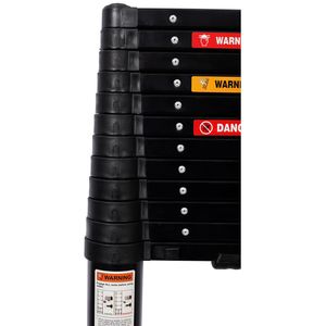 12.5FT Telescopic Aluminum Extension <b>Ladder</b> with Non-Slip Feet Portable Household Safety Slow Function <b>Ladder</b> - Product Image 6