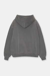 Sweat à capuche d'hiver vintage pour homme, coupe classique, avec fermeture éclair, en molleton délavé à l'acide, 410 GSM, respirant, 100 % coton, 6XL, personnalisable avec logo OEM et impression - Product Image 2