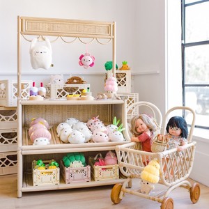Stand de marché en rotin de qualité supérieure, stand de jeu d'imitation pour enfants, stand de supermarché - Product Image 6