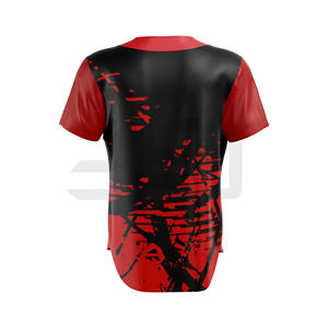 Maillots de baseball personnalisés brodés et imprimés avec numéros d'équipe personnalisés, 100 % polyester, tailles unisexes adultes, grandes tailles disponibles - Product Image 3