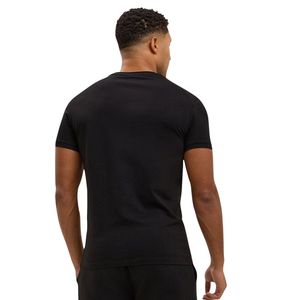 Camiseta Básica Negra para Hombre, Cuello Redondo, Manga Corta, Ajustada, Estilo Casual Urbano - Product Image 2