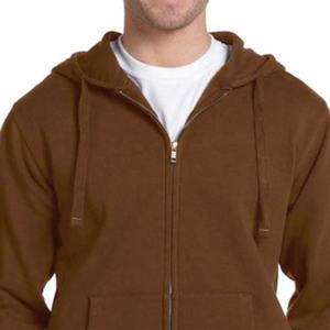 OEM Wholesale Custom Logo Embroidered <b>Zip</b> Hoodie 60% Cotton 40% Polyester Thick Fleece Long Sleeve <b>Full</b> <b>Zip</b> <b>Sweatshirt</b> - Product Image 2