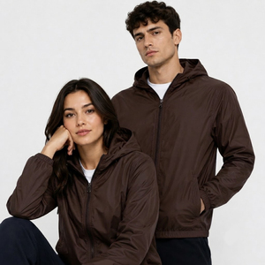 Veste de safari imperméable à capuche pour homme de haute qualité, vêtements de sport d'extérieur, 100% polyester, légère, veste de pluie pour le golf - Product Image 4