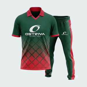 Conjunto de Camiseta y Pantalones de Cricket de Manga Corta Unisex, Último Modelo 2026, Superventas, Uniforme Personalizado, Tallas para Adultos, Transpirable, Antibacterial - Product Image 3