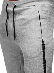 Custom Men's <b>Flared</b> Jogger Sweatpants with Screen Printing 100% Cotton Fleece Lining Quick Dry Breathable Customizable - Product Image 5