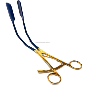 เครื่องมือถ่างช่องคลอดแบบผนังด้านข้าง World Precision Surgical รุ่นเคลือบทองสีน้ำเงิน ทำจากสแตนเลสสตีล ใช้ซ้ำได้ แบบแมนนวล ชุดอุปกรณ์ผ่าตัดมาตรฐาน CE - Product Image 1