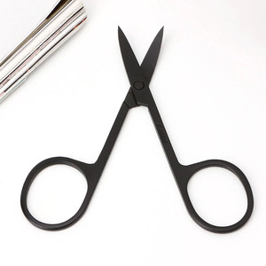 Outils professionnels pour le soin des ongles, manucure russe, ciseaux à cuticules droits et tranchants en acier inoxydable durable, logo personnalisé, ciseaux de beauté - Product Image 4